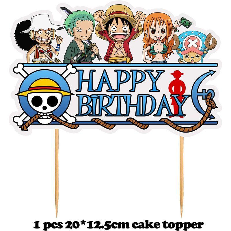 One Piece H 女の子 男の子 子供 可愛い 面白い キャラクター アニメ ルフィ ワンピース セット パーティー 飾り付け 誕生日 その他パーティーグッズ 激安通販新作 Bogadecoserveis Com