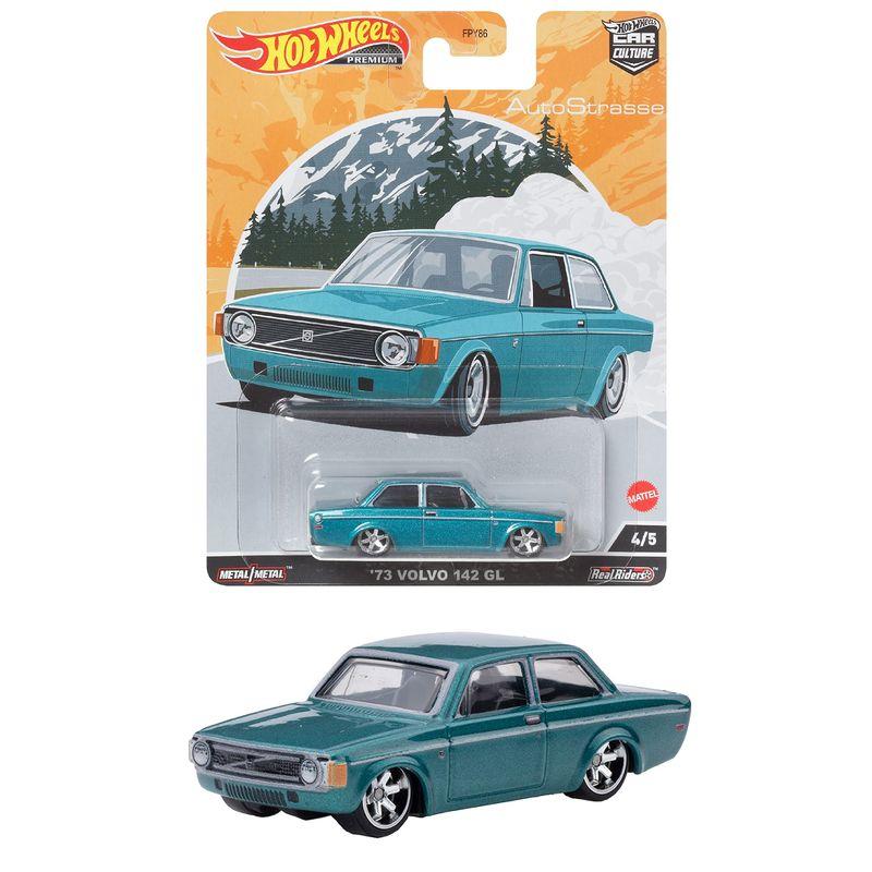 ホットウィール(Hot Wheels) カーカルチャー アウト・ストラッセ '72 ボルボ 142 GL 3才 HCJ87 グリーン