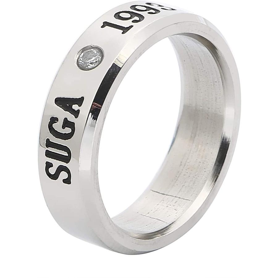 防弾少年団 Bts 誕生日刻印入 指輪 リング Suga シュガ ネックレス紐付き Rg 0013 Bell Tree 通販 Yahoo ショッピング