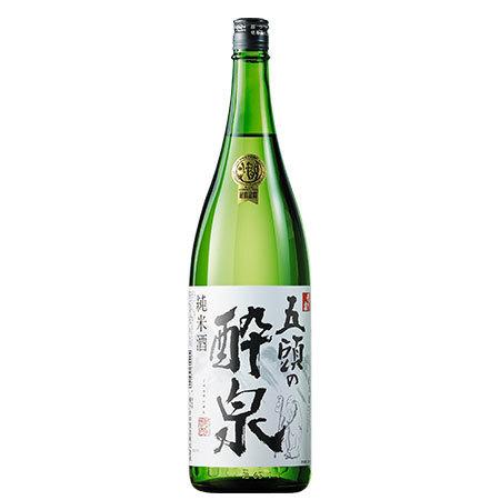 爆買 酒 日本酒 純米酒 五頭の酔泉 一升瓶 1800ml お中元 敬老の日 父