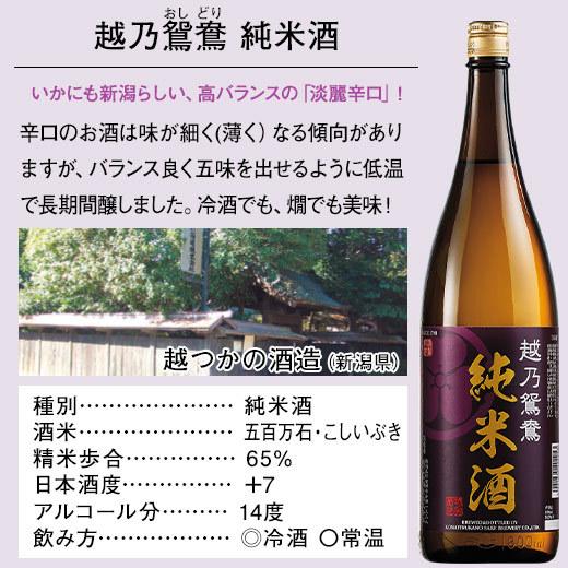 日本酒 父の日 お酒 純米酒 特割 越乃五蔵 純米酒 飲み比べ セット 一升瓶 5本組 1800ml 5本 52% オフ 父の日 プレゼント 2024 お中元 ギフト お父さん 男性｜bellunafoods｜10