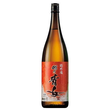 爆買 日本酒 お酒 純米酒 越乃青女 一升瓶 1800ml お中元 敬老の日 父