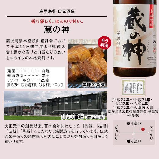 酒 焼酎 芋焼酎 鹿児島 5酒蔵 受賞 飲み比べセット 一升瓶 5本組 第3弾