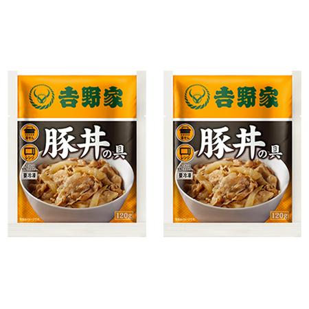 吉野家 豚丼の具 冷凍 120g 2袋 1食あたり 約535円 食品 おかず レンジ 簡単 お手軽 調理 ストック 【7560円(税込)以上で送料無料】｜bellunafoods｜02