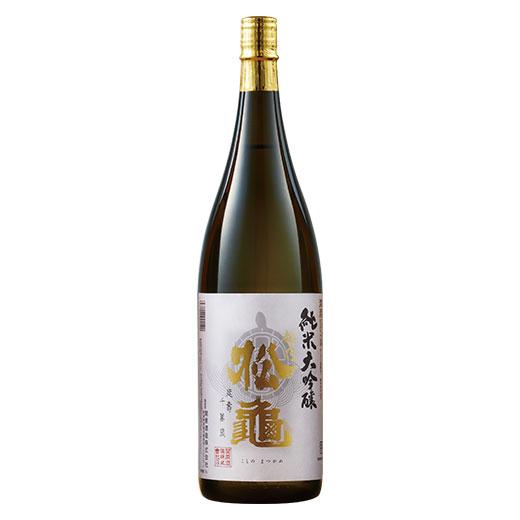 日本酒 お酒 純米大吟醸酒 越乃松亀 純米大吟醸 一升瓶 1800ml お中元