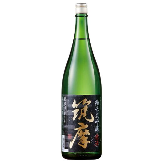 日本酒 お酒 純米大吟醸酒 筑摩 純米大吟醸原酒 一升瓶 1800ml お中元