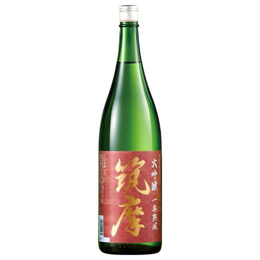 日本酒 お酒 大吟醸酒 筑摩 大吟醸一年熟成 一升瓶 1800ml お中元 敬老