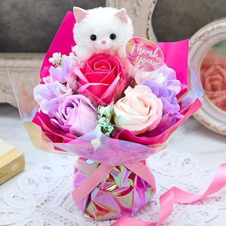 BELLUNA 母の日 プレゼント 花 2026 予約 ギフト 造花 ソープフラワー
