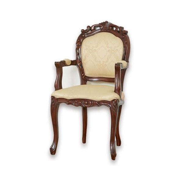 フランシスカ チェアー肘付 ホワイト 家具 イス テーブル Sagaretxe Net