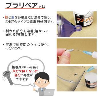 プラスチック 補修 欠け ひび割れ補修キット 割れ 造形補修剤 プラリペアキット 透明 Km 6911br インテリア生活雑貨お取り寄せ通販 通販 Yahoo ショッピング