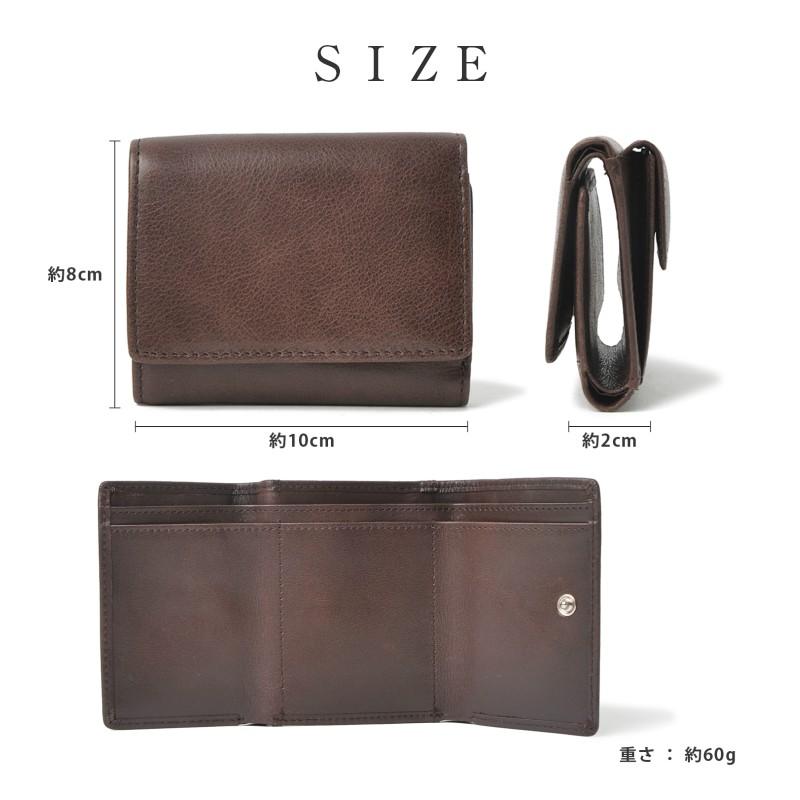 財布 メンズ 三つ折り財布 レディース 本革 クラシック レザー