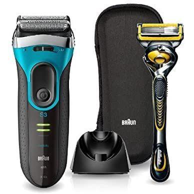 ブラウン メンズ電気シェーバー シリーズ3 3080s-B-P1 ブルー ブラウン メンズ電気シェーバー シリーズ3 3080s P1 ブルー O1415729589(12995円)