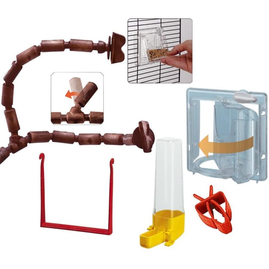 ファープラスト 鳥かご ジュリエッタ 5 ブラック 小型鳥用 ファープラスト 鳥かご ジュリエッタ ブラック 小型鳥用