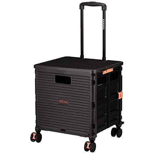 カンゴール 旅行用品 キャリーカート 4輪 ストッパー機能付き コンテナキャリー 折り畳み可能キャリー 耐荷重35kg Bellwingのカンゴール 35 カジュアルスーツケース Cm Bellwing ブラック 正規販売店の