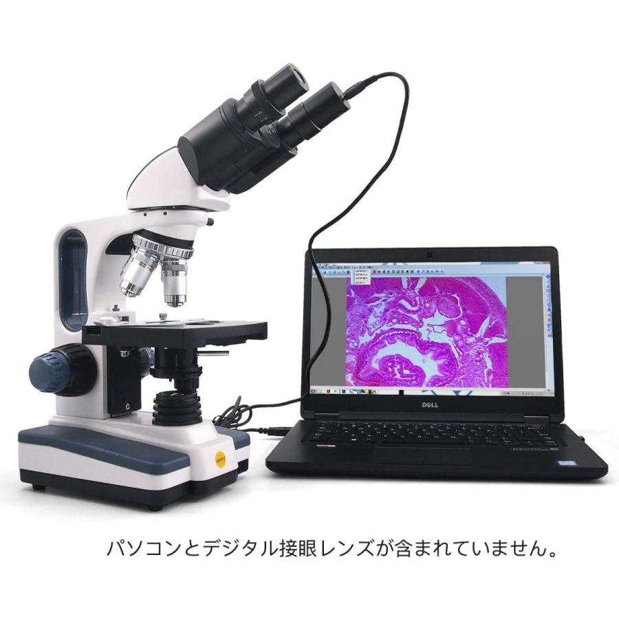 SWIFT 双眼 両眼タイプ生物顕微鏡 最大2500X拡大、ジーデントップ式30度傾斜両眼鏡筒、ＬＥＤ光源 研究用、実験用生物顕微鏡、広視野 SWIFT 双眼 両眼タイプ生物顕微鏡 最大2500X拡大 ジーデントップ式30度傾斜両眼鏡筒 ＬＥＤ光源 研究用 実験用生物顕微鏡 広視野