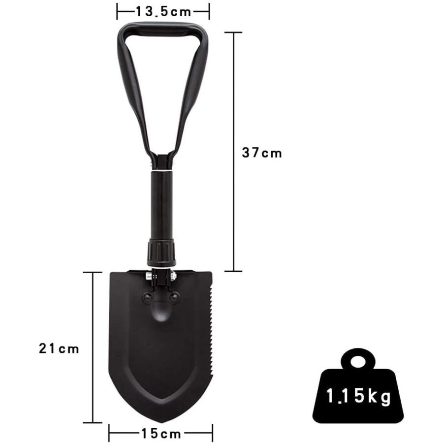 超特価 Haiya超便利折りたたみ式スコップ シャベル 高炭素鋼 折り畳み園芸シャベル つるはし 多機能 ガーデニング コンパクト 折りたたみ Discoversvg Com