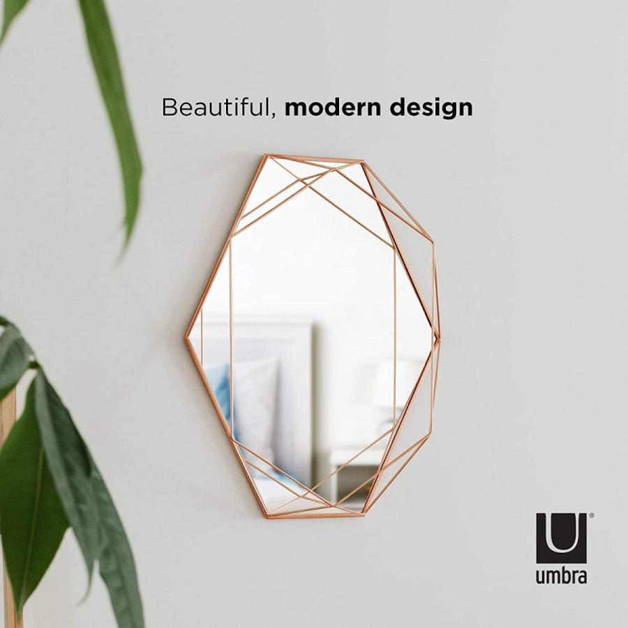 umbra ウォールミラー 壁掛け鏡 インテリア 姿見 コパー 56.5x42.5cm PRISMA 2358776880 umbra ウォールミラー 壁掛け鏡 インテリア 姿見 コパー 5x42 5cm PRISMA