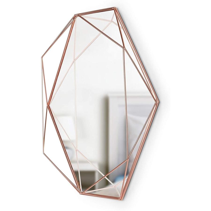 umbra ウォールミラー 壁掛け鏡 インテリア 姿見 コパー 56.5x42.5cm PRISMA 2358776880 umbra ウォールミラー 壁掛け鏡 インテリア 姿見 コパー 5x42 5cm PRISMA