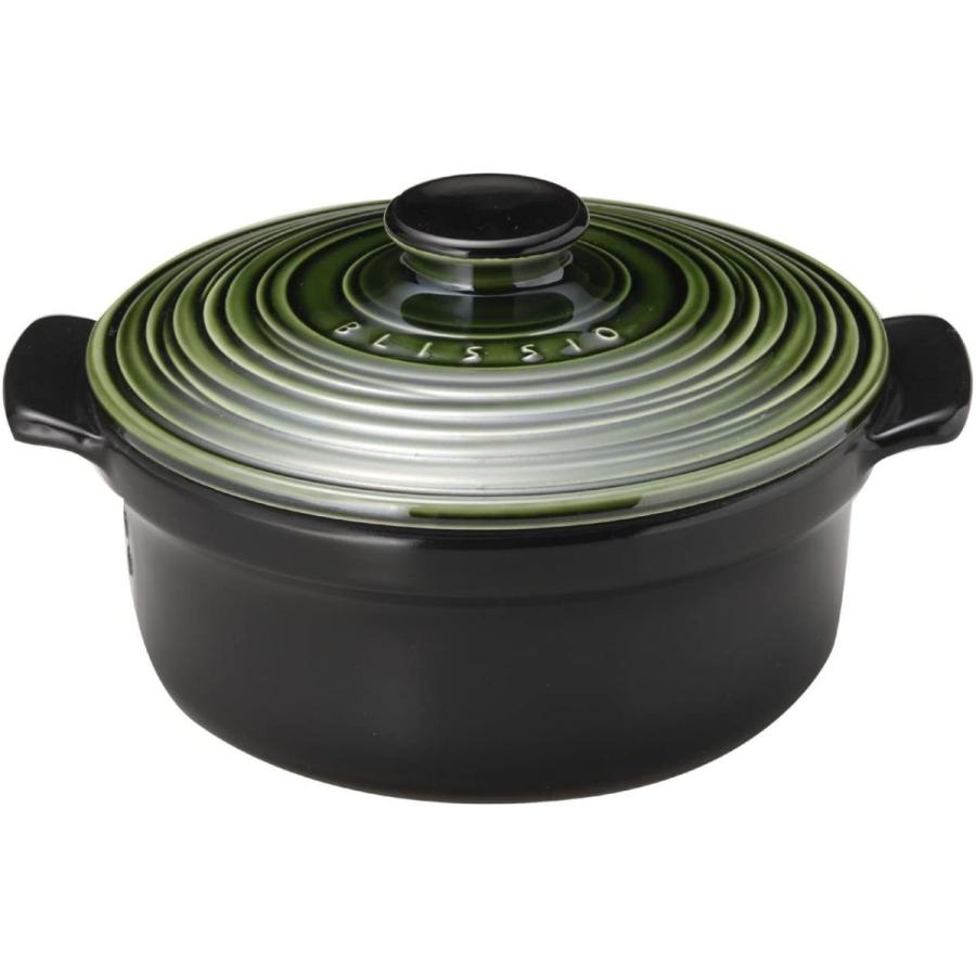 銀峯陶器 萬古焼 高気密土鍋 21cm ブリシオ キャセロール 織部釉 3211 銀峯陶器 萬古焼 高気密土鍋 21cm ブリシオ キャセロール 織部釉