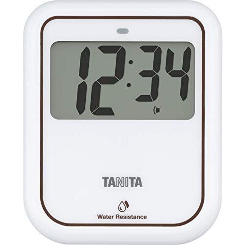 タニタ 非接触タイマー 洗えるタイプ 大画面 100秒 衛生的 手洗い ホワイト TD422WH