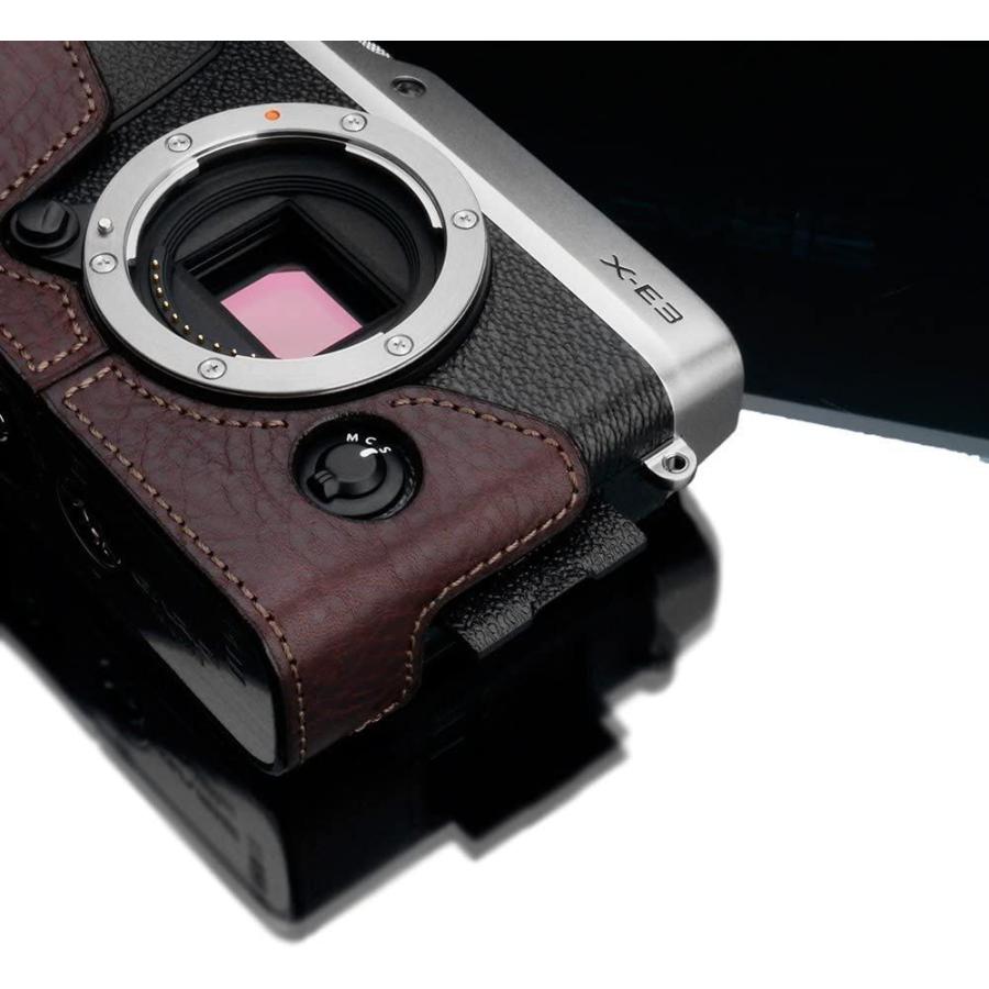 GARIZ FUJIFILM X-E3用 本革カメラケース XS-CHXE3BR ブラウン GARIZ FUJIFILM E3用 本革カメラケース XS CHXE3BR ブラウン