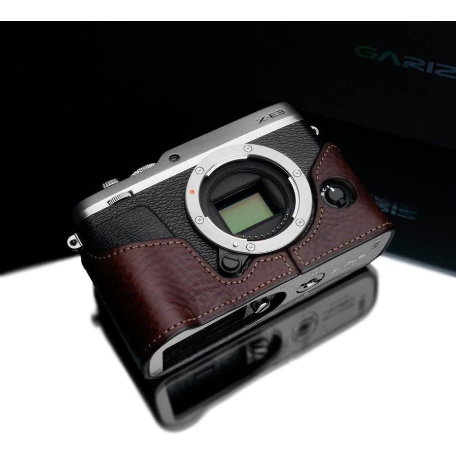 GARIZ FUJIFILM X-E3用 本革カメラケース XS-CHXE3BR ブラウン GARIZ FUJIFILM E3用 本革カメラケース XS CHXE3BR ブラウン