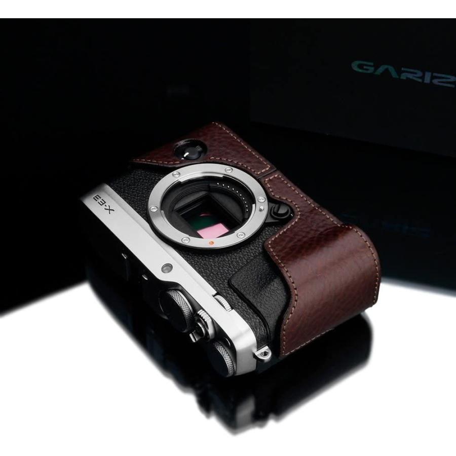 GARIZ FUJIFILM X-E3用 本革カメラケース XS-CHXE3BR ブラウン GARIZ FUJIFILM E3用 本革カメラケース XS CHXE3BR ブラウン