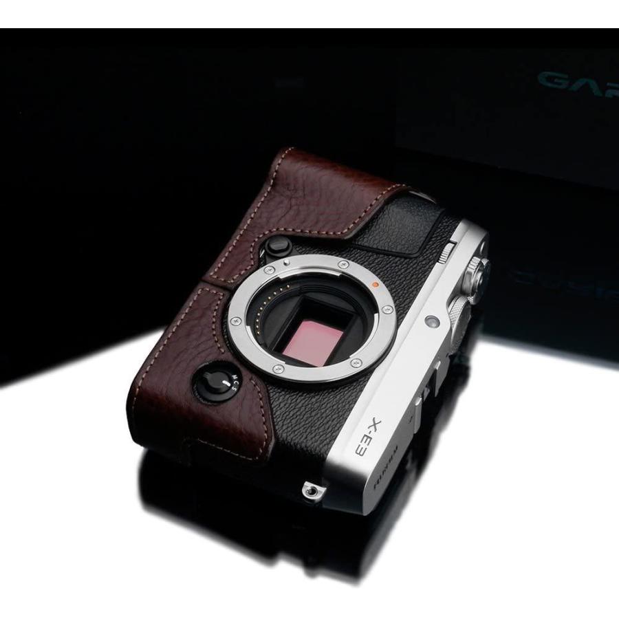 GARIZ FUJIFILM X-E3用 本革カメラケース XS-CHXE3BR ブラウン GARIZ FUJIFILM E3用 本革カメラケース XS CHXE3BR ブラウン