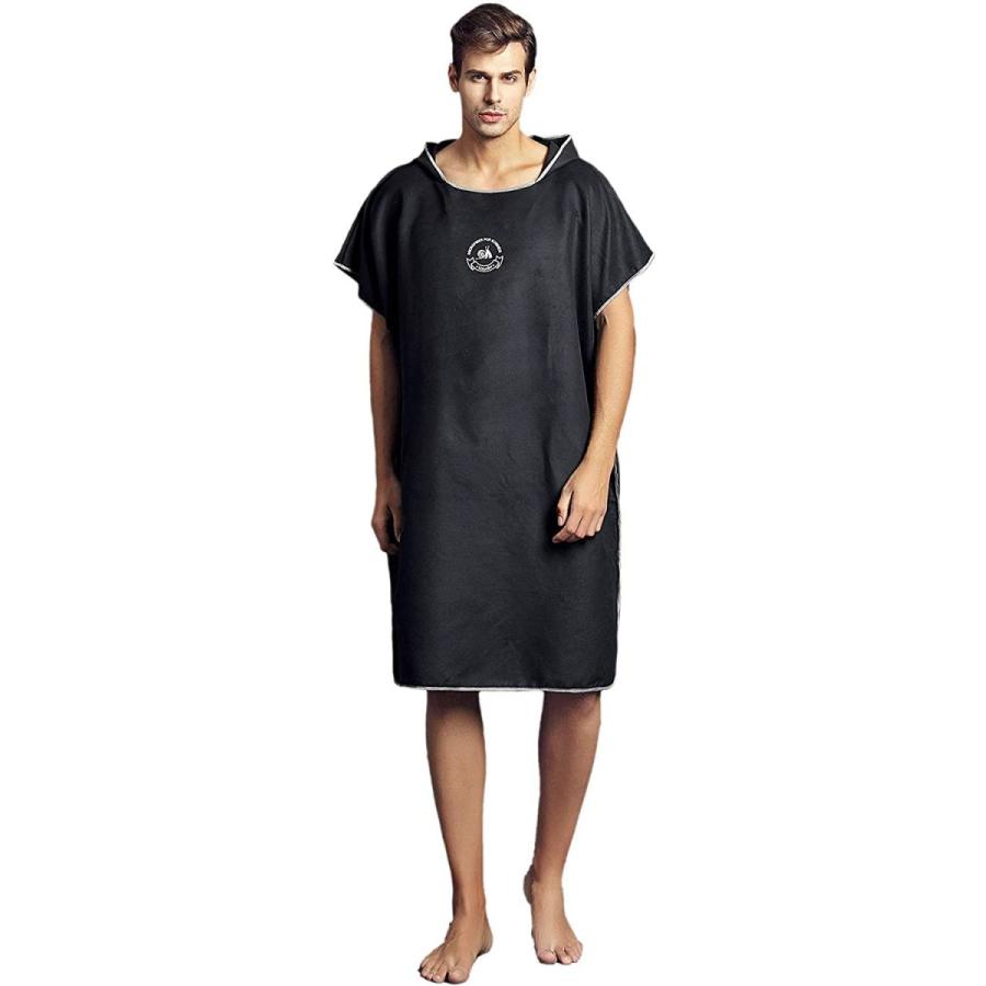 お着替えポンチョ 当季大流行 スポーツタオル バスローブ サーフィンポンチョ お着替えタオルビーチカバー 海外 レ 防寒 メンズ 軽量収納便利 速乾吸水