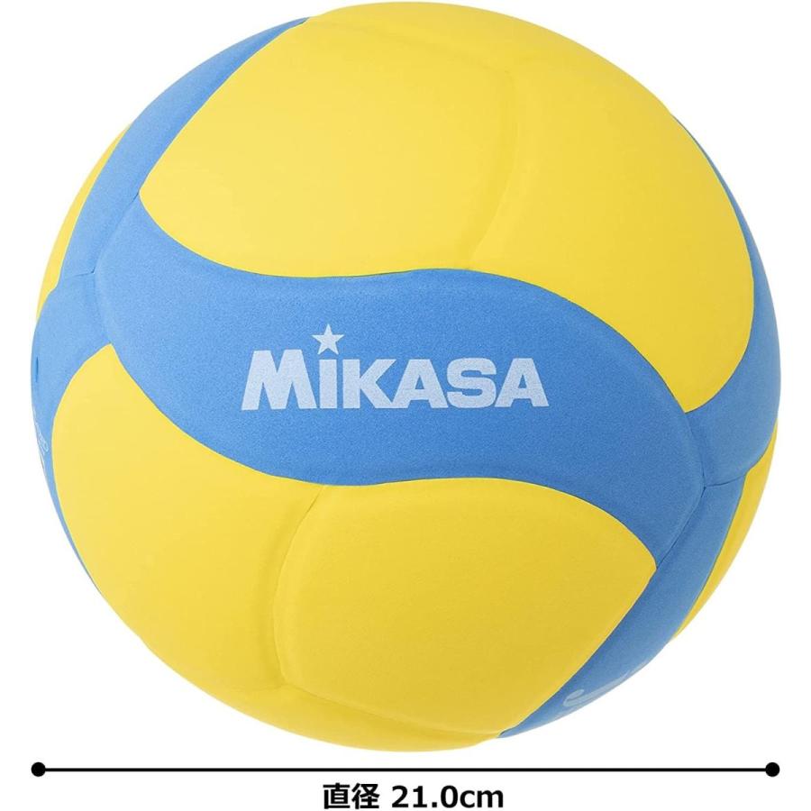 ミカサ(MIKASA) 混合バレーボール 5号 試合球 イエロー/ブルー MVB010-YBL 推奨内圧0.175~0.210(kgf/?)  :20210612174117-00571:BellWing - 通販 - Yahoo!ショッピング