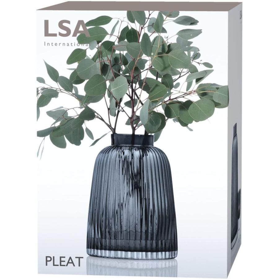 LSA(エルエスエー) フラワーベース(花器) グレー 高さ20cm PLEAT(プリート) G1399-20-847 TMF1186919957(10896円)