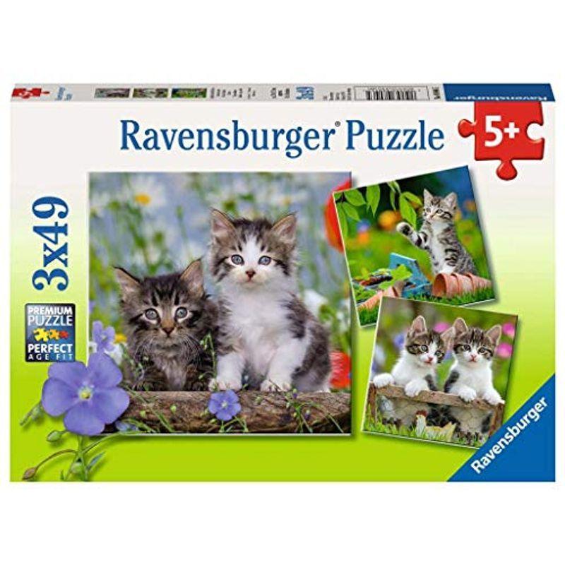 ラベンスバーガー(Ravensburger) かわいい子猫(49ピース×3) 5 08046 ジグソーパズル ジグソーパズル 人気が高い 