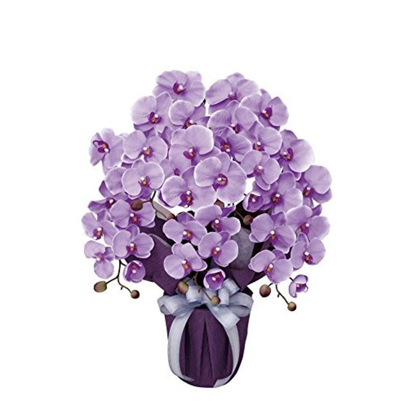 光触媒 造花 光の園 エレガント胡蝶蘭L 453A80