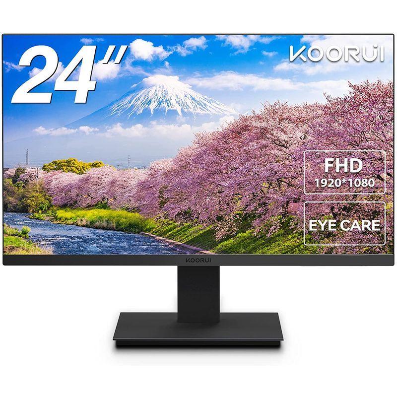 KOORUI モニター 23.8インチ 24N1A ディスプレイ VA非光沢 sRGB 99% フルHD 75Hz ブルーライト軽減 フリッ KOORUI モニター 8インチ 24N1A ディスプレイ VA非光沢 sRGB 99% フルHD 75Hz ブルーライト軽減 フリッ