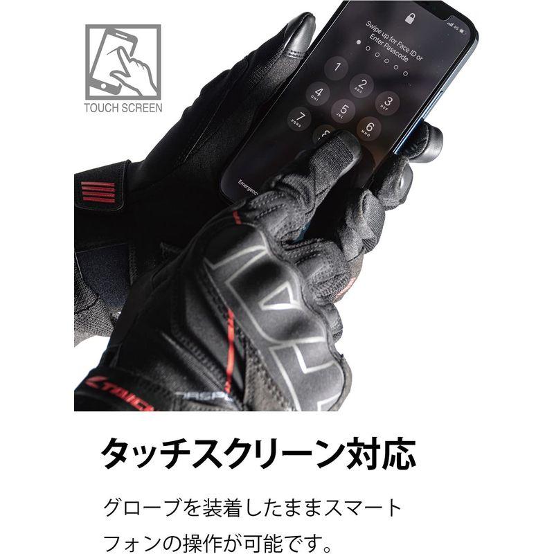 激安売品 RS TAICHI(アールエスタイチ) ストローク エアー グローブ BLACK/RED サイズ:WM RST455