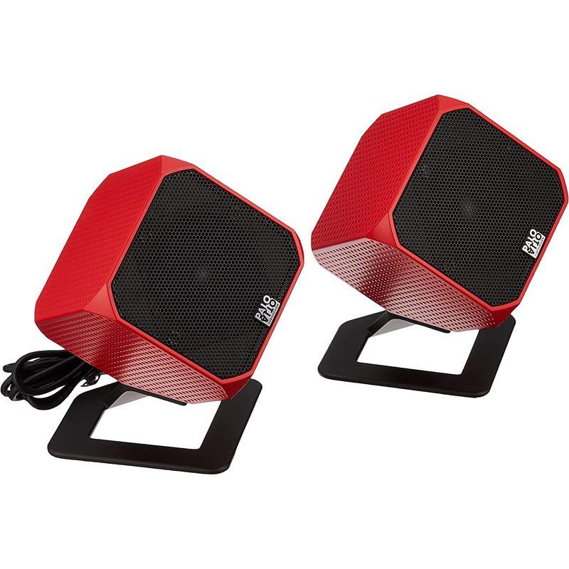 Palo Alto Audio Design ヨーローッパ仕様 USBキュービックスピーカー 赤 18180 Palo Alto Audio Design ヨーローッパ仕様 USBキュービックスピーカー