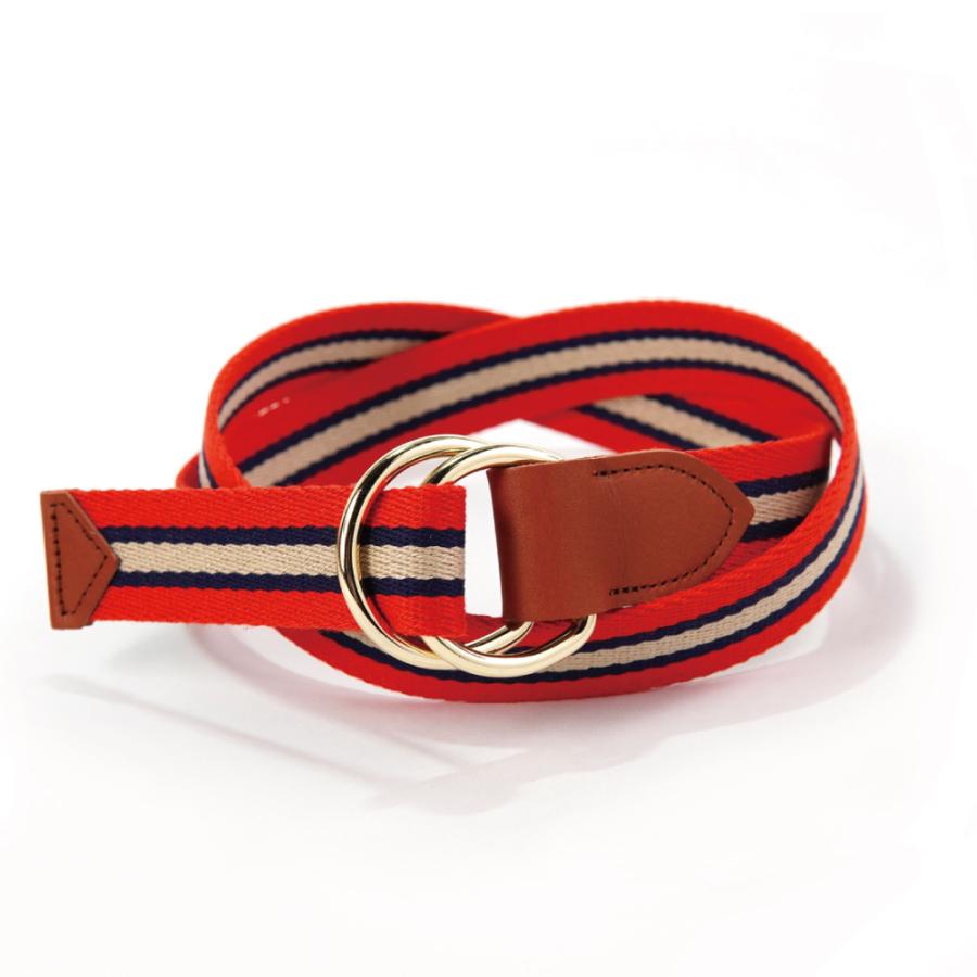 ベルト ダブルリング テープベルト レディース メンズ 布ベルト : 革