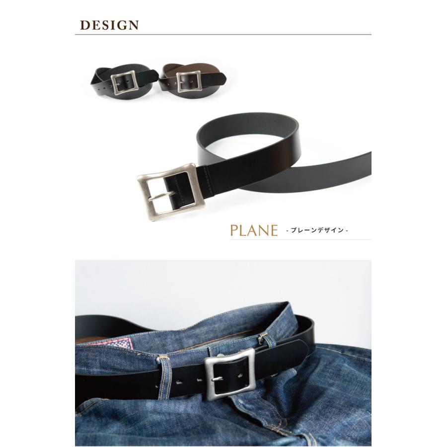 ベルト メンズ 大きいサイズ 選べる2デザイン普段使い本革ベルト