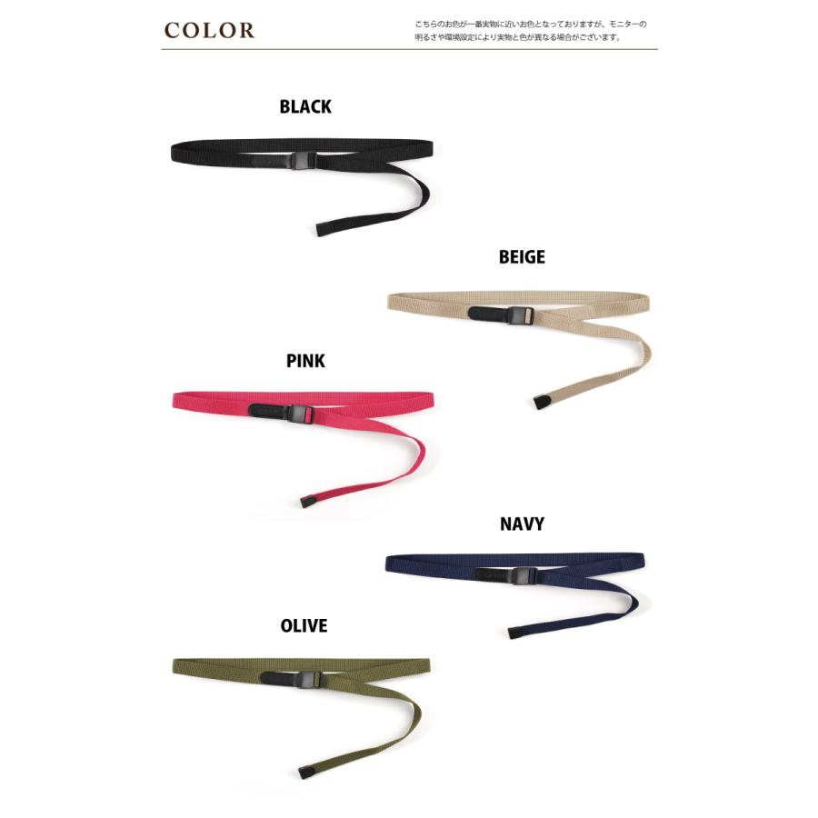 NIFCOバックルナイロンテープベルト アウトドア ベルト メンズ