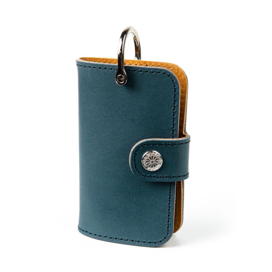 キーケース 車 栃木レザー シャックル金具 スマートキー カード収納