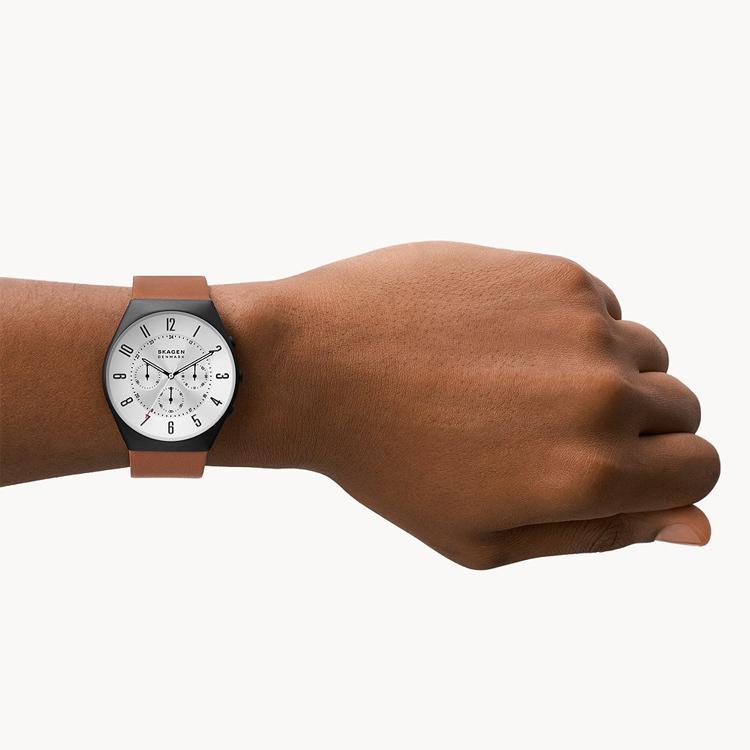 年末のプロモーションスカーゲン SKAGEN Grenen レザーウォッチ #SKW6823 クロノグラフ ミディアムブラウン アウトドア時計 スカーゲン Grenen 三針日付 ローズゴールドトーン ステンレススチール メッシュウォッチ #SKW6818 SKAGEN