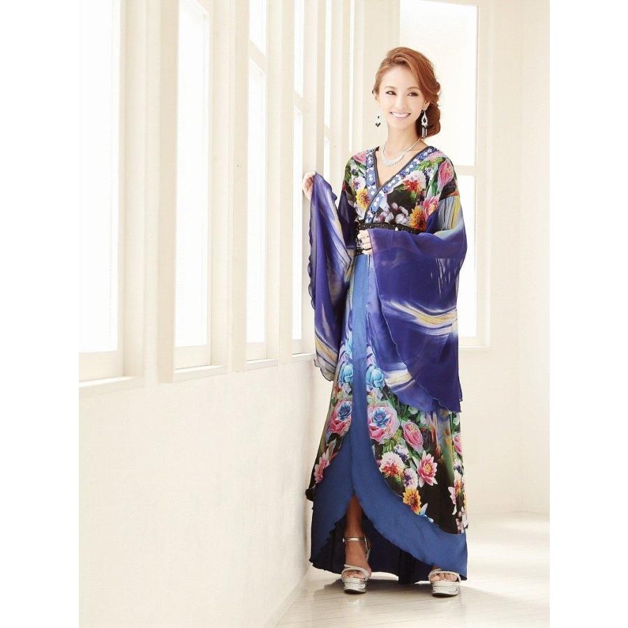 Ryuyu 花魁 コスプレ 衣装 和柄ドレス コンパニオン 衣装 着物 ドレス