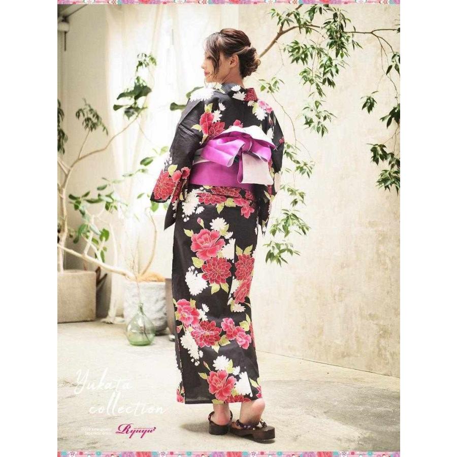 浴衣 セット レディース ゆかた 帯 下駄 キャバ 花柄 黒 大人っぽい 芍薬 あすつく 即日発送 ブランド 女性 女 かわいい 大人 ファッション Belsia 通販 Yahoo ショッピング