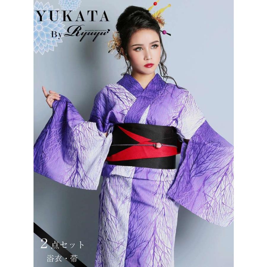 浴衣 レディース セット ゆかた 帯 下駄 キャバ 紫 松 高級 古典柄 19 150cm パープル 目立つ あすつく 女性 女 かわいい かっこいい Belsiaヤフー店 通販 Yahoo ショッピング