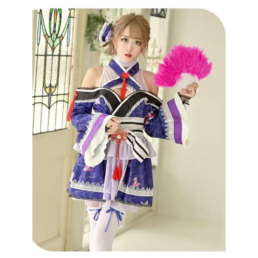 コスプレ 衣装 コスチューム コンパニオン 衣装 パーティー 仮装 Ryuyu セクシーコスチューム 可愛い 着物ドレス ミニ丈