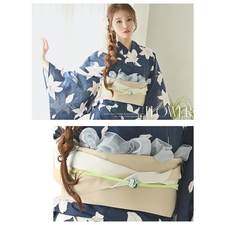 予約販売 浴衣 セット レディース 浴衣レディース ゆかた 帯 下駄 キャバ 夏祭り 花火大会 Ryuyu 大きいサイズ 高身長 トールサイズ 5L