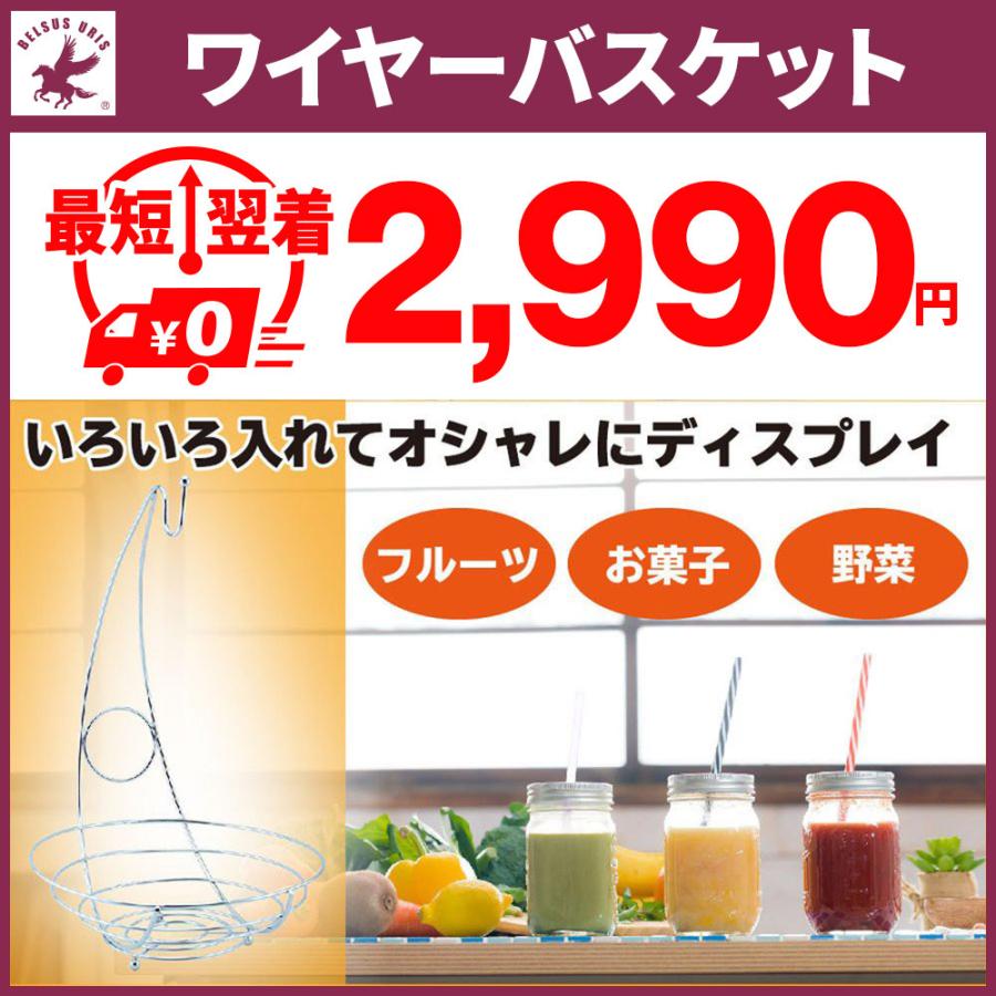 ワイヤーバスケット おしゃれ 果物カゴ フルーツスタンド バナナ吊り 野菜水切りカゴ 組み立て不要 送料無料 Belsus Uris 通販 Yahoo ショッピング