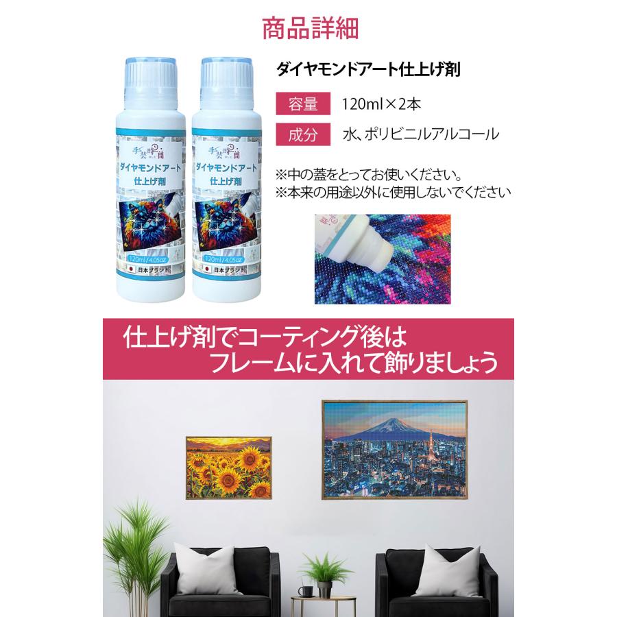 手芸時間 ダイヤモンドアート シーラー 仕上げ剤 仕上げのり【国内成分