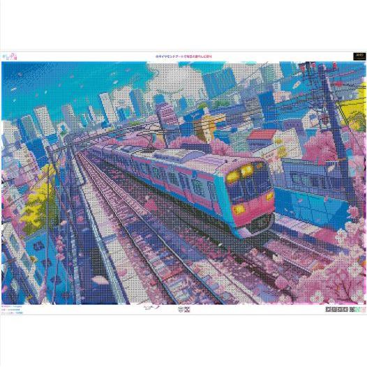 手芸時間 ダイヤモンドアートキット ＜日本製下絵200色＞ AHD040絵画
