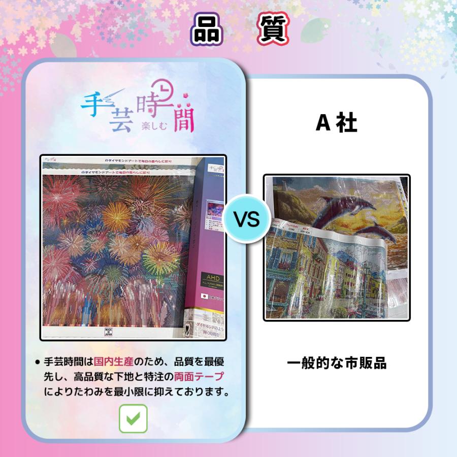 手芸時間 ダイヤモンドアート キット＜日本製 120色下絵＞ AHD030 絵画